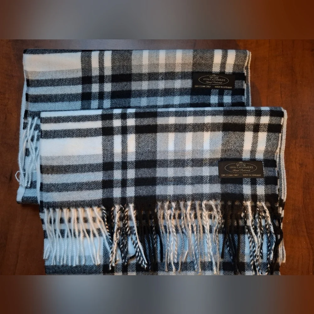 100% Real Cashmere Scarves 4 Designs Available Price Is For One - Picture 3 of 10